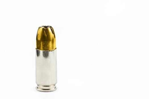 close up picture of a bullet 