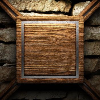 wooden plate on wall