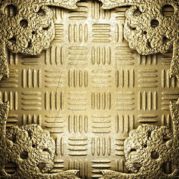 golden background made in 3D