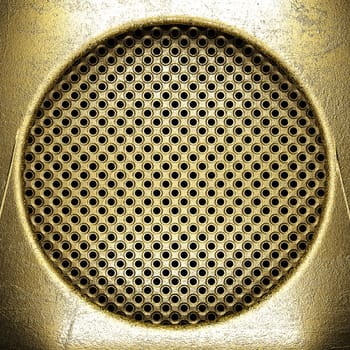 golden background made in 3D
