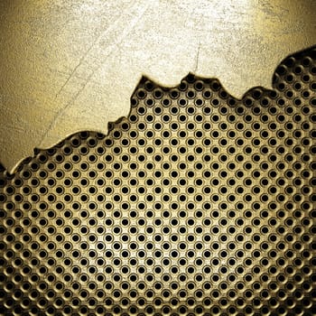 golden background made in 3D