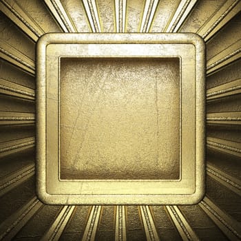 golden background made in 3D