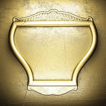 golden background made in 3D
