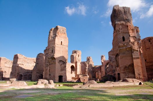 Terme di Caracalla ruins horizontal - Roma - Italy