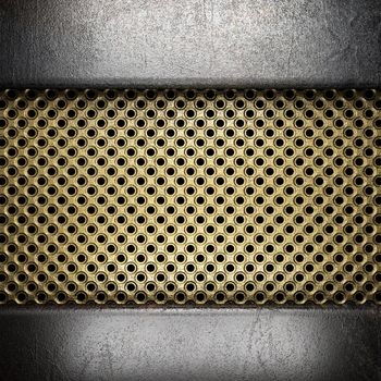 metal on gold made in 3D