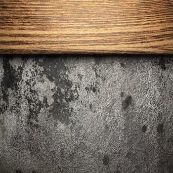 wood on wall made in 3D