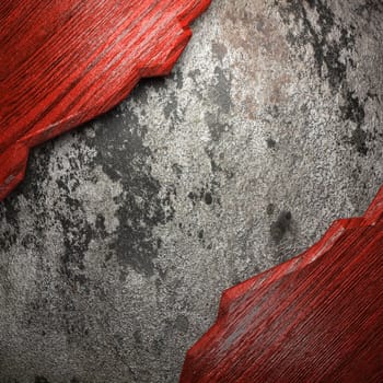 wood on wall made in 3D