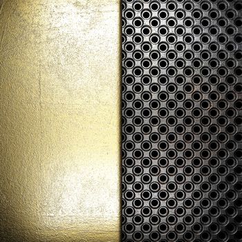 golden background made in 3D