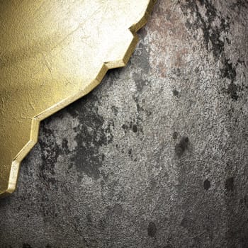 golden background made in 3D