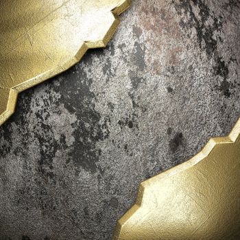 golden background made in 3D