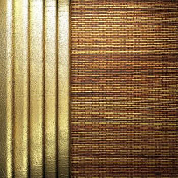 golden background made in 3D