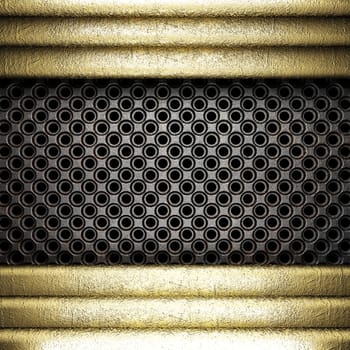 golden background made in 3D