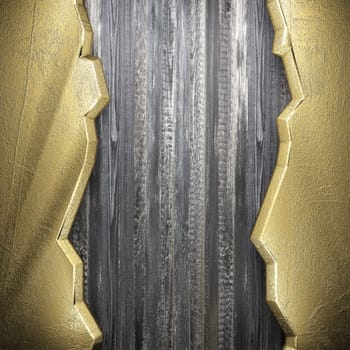 golden background made in 3D