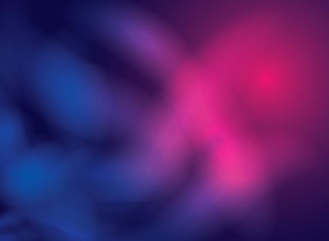 Blue Glowing Abstract Lines background, illustration for your design  
