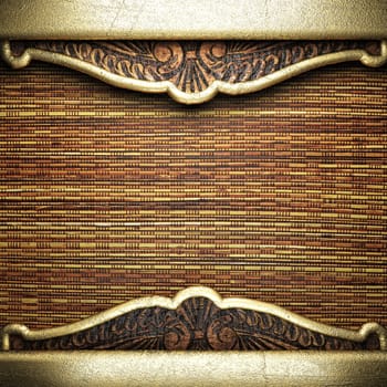 golden background made in 3D