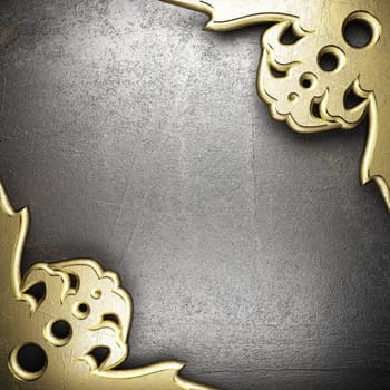 golden background made in 3D