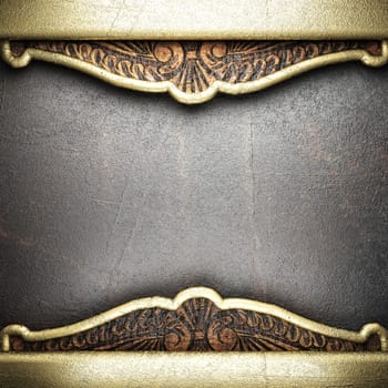 golden background made in 3D