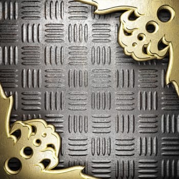 golden background made in 3D