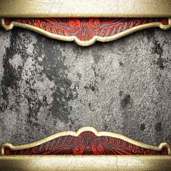 golden background made in 3D
