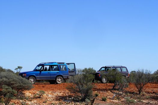4x4 in the Australian bush