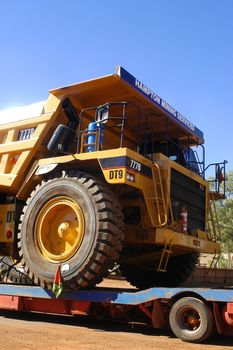 delivery of a truck for a goldmine