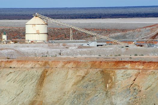 Goldmine of Leonora in the Australia Western