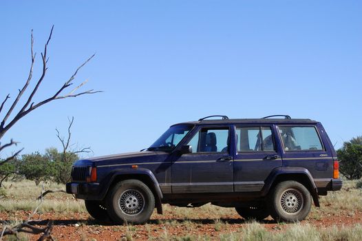 4x4 in the Australian bush