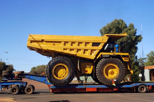 delivery of a truck for a goldmine