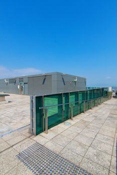 rooftop wide view under sky