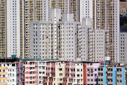 crowd buildings
