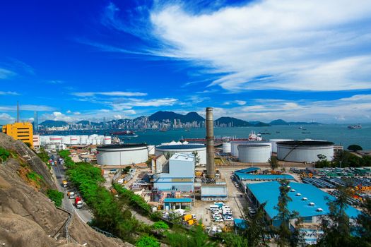 oil tank in power station