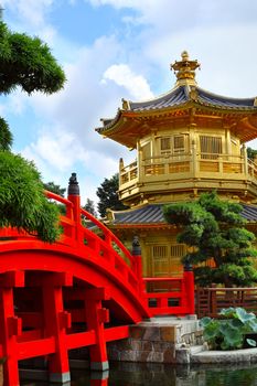 Pavilion of Absolute Perfection in the Nan Lian Garden, Hong Kong. 