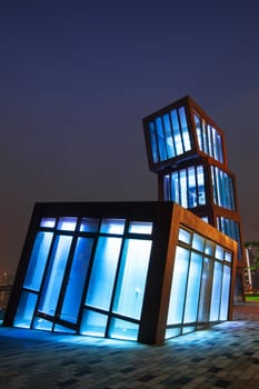 AbstracT Architecture at night