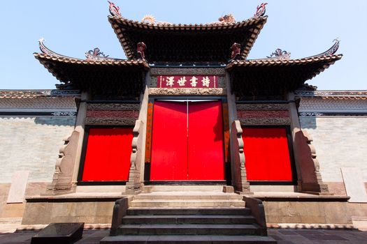 Old chinese door 