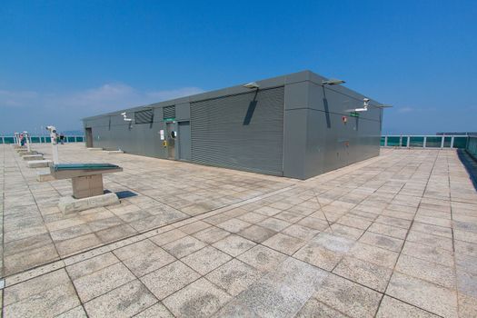 rooftop wide view under sky