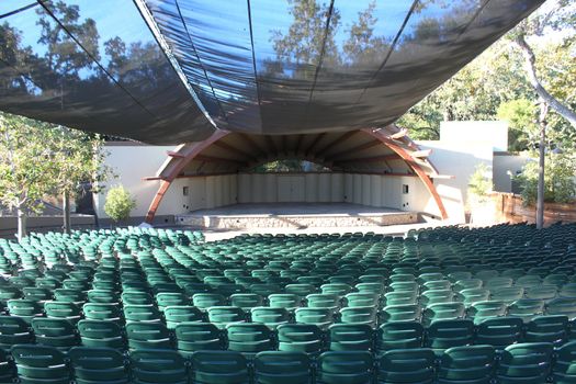 Seating area of the Libbey Bowl in Ojai California