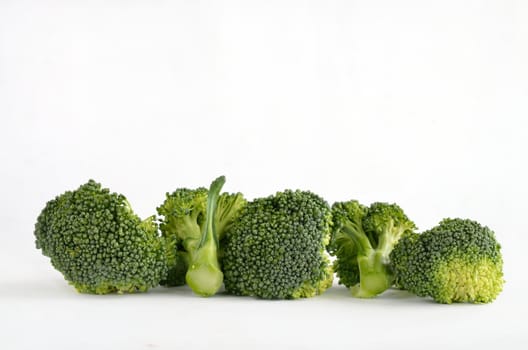 Broccoli vegetable isolated on white