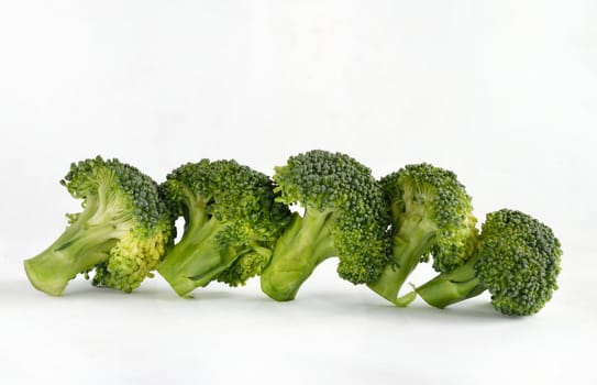 Broccoli vegetable isolated on white
