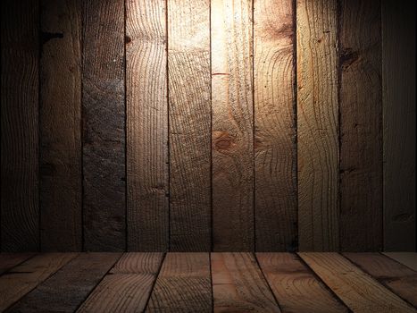 Old wooden wall