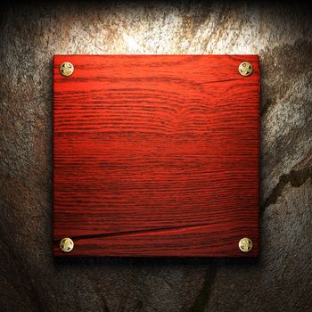 wooden plate on wall
