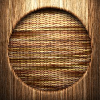 wood on the wall