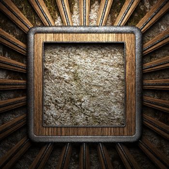 wooden plate on wall