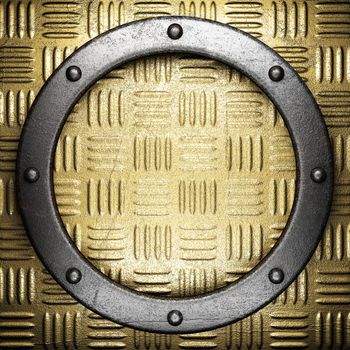 metal on gold made in 3D