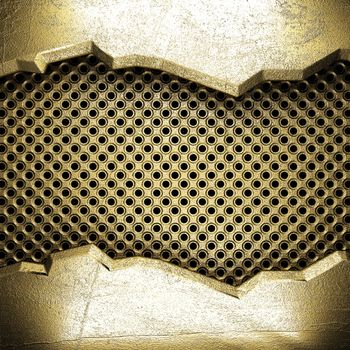 golden background made in 3D