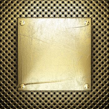golden background made in 3D