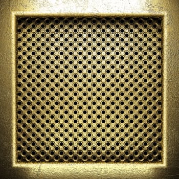golden background made in 3D