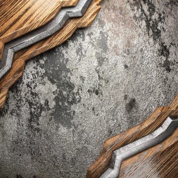 wood on wall made in 3D