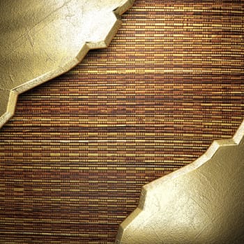 golden background made in 3D
