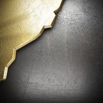 golden background made in 3D