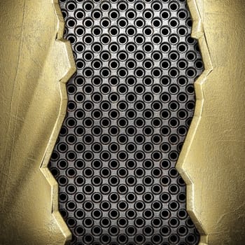 golden background made in 3D